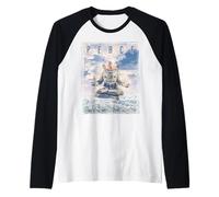 Zen Meditation SciFi Yoga Astronaut Science Fiction Peace Raglan Baseball Tee