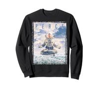 Zen Meditation Scifi Yoga Astronaut Science Fiction Peace Sweatshirt