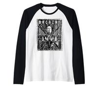 Zen Meditation SciFi Yoga Cyborg Science Fiction Machine Raglan Baseball Tee