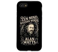 Zen Mind Western Words Alan Watts Quote Wisdom Case for iPhone SE (2020) / 7 / 8