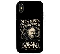 Zen Mind Western Words Alan Watts Quote Wisdom Case for iPhone X/XS