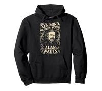 Zen Mind Western Words Alan Watts Quote Wisdom Pullover Hoodie