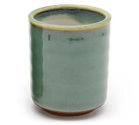 Zen Minded Japanese Ceramic Tea & Coffee Cup - Aoi Green Glaze
