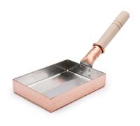 Zen Minded Kiya Copper Traditional Hand-Hammered Tamagoyaki Japanese Fried Omlette Egg Pan