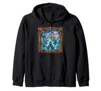 Zen Mindful Meditation Zip Hoodie