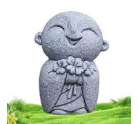 Zen Monk Sculptures | Tiny Home Decor,Small Monk Figurine | for Patio Yard Courtyard Lawn Backyard Studio Living Room Garden