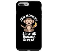 Zen Monkey Breathe Banana Repeat Funny Yoga Meditation Case for iPhone 7 Plus/8 Plus