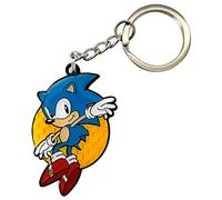 Zen Monkey Studios' Leaping Sonic - Classic Sonic The Hedgehog Keychain, Multi, S