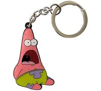 Zen Monkey Studios Shocked Patrick - SpongeBob Squarepants Enamel Keychain, Multi, S