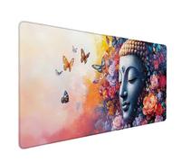 Zen Mouse Pad Large 900x400x3mm, Pink Gaming Mouse Pad Waterproof Desk Mat with 3MM Stitched Edges, Non-Slip Rubber Base Mousepad Computer Accessories for Gaming, PC, Office, Home, Gifts -lsy2603HK