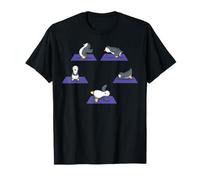 Zen Namaste Animal Meditation Pilates Cute Penguin Yoga T-Shirt