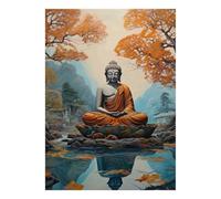 Zen Nature 1000 Pieces Mini Jigsaw Puzzle for Adults | 52x38cm Cardboard, Living Room Decor, Durable Structure, Birthday Gift, Mind Relaxation