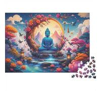 Zen Nature 1000 Pieces Mini Jigsaw Puzzle for Adults | 70x50cm Cardboard, Living Room Decor, Durable Structure, Birthday Gift, Mind Relaxation
