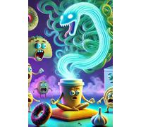 Zen Noodle Monster Notebook: A Funny Meditation Chaos Journal with Donuts, Tacos & Neon Magic