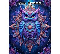 Zen Owls: Advanced & Intricate Geometric Patterns of Wise Nocturnal Birds for Focus
