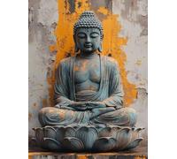 Zen Paint by Numbers Dream Painting by Numbers for Adults Beginner DIY Digital Painting Hobbies for Adults Women with 3 Brush and Acrylic Paints Kit for Home Decor, Wall Art 80 x 120 cm -zjn2507Y4