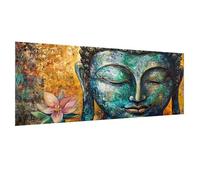 Zen Paint by Numbers for Adults, Lotus Large Paint by Numbers Kits on Canvas with Acrylic and Brushes, DIY Craft Oil Painting Art Kits for Beginners, Perfect for Gift Home Decor, 32x64 Inch 02w-12