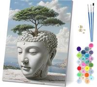Zen Paint by Numbers for Adults on Canvas, Painting by Numbers for Adults Abstract, DIY Crafts for Adults Oil Painting Art Kits, Hobbies for Adults Women, Room Decor, Gifts for Women 28x38in 0-2285