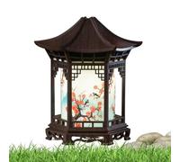 Zen Pavilion Lantern, Adjustable 160ml Pagoda Shape Lights, Two Color Glow Feature, Chinese Night Lantern Category, Elegant Indoor Outdoor Option, Suitable for Bedroom Living Room Office House