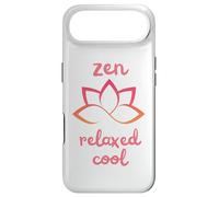 Zen, Relaxed, Cool Inspirational Minimalist Yoga Tee Case for iPhone Air