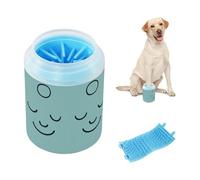 Zen Relaxed Look Reusable Mud Paw Clean Station Soft Silicone Bristles Pets Feet Cleaning Kit for Small Medium Dogs & Cat Breeds