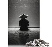 Zen Samurai Warrior Jigsaw Puzzles for Adults Kids. 1000 Piece Impossible Challenge Toy Educational Games Home Decoration for Adults& Kids Age 14 Years Up 1000pcs (75x50cm)