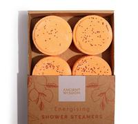 Zen Shower Steamers Wellness Gift Set - Aromatherapy Essential Oil Shower Bombs - Natural & Vegan Self-Care Steamers - Spa-Like Shower Experience - Made in The UK (Energising)