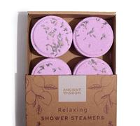 Zen Shower Steamers Wellness Gift Set - Aromatherapy Essential Oil Shower Bombs - Natural & Vegan Self-Care Steamers - Spa-Like Shower Experience - Made in The UK (Relaxing)
