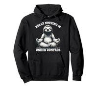Zen Sloth Meditation Namaste Pullover Hoodie