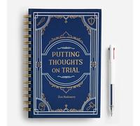 Zen Stationery Putting Thoughts on Trial, CBT Inspired Negative Thoughts Transformer Notebook with Free 3-Color Pen - Women & Men
