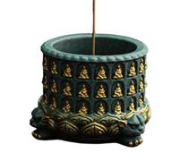Zen Statue Holder - Spiritual Scent Diffusion Sculpture, Mixed Stone Aromatic Display Piece, Tranquility Focused Ritual Accessory For Contemplative Environments | Prayer Decor For Balconies & Interior