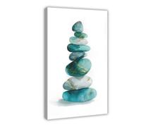 Zen Stone Canvas Poster for Home Decor Gift