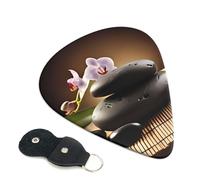 Zen Stone Guitar Picks 6-Pack - Pick Set (0.46mm / 0.71mm / 0.96mm) Suitable For Guitar And Ukulele Playing