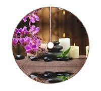 Zen Stone Print Christmas Tree Skirt Festive Decoration For The Perfect Holiday Ambience
