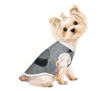 Zen Stone Print Comfortable Pet Vest, Sleeveless Breathable Top, for Small Puppy Kitten Daily Wear