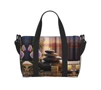 Zen Stone Print Italy Flag Print Versatile Handbag for Travel,Hand-Held Crossbody Travel Bag for Your Every Need
