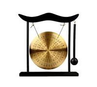 Zen Table Feng Shui Desktop Gong Home Ornament Figurine Zen Art Desktop Crafts Ornament Gong Percussion Instrument Decoration-Zodiac Signs(Gongs and Longevity)