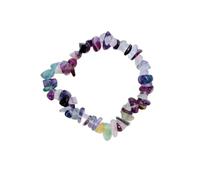 ZEN&TAO Natural Chakra Gemstone Crystal Bracelets Multiple Items Pack for Yoga Meditation Prayer Healing Protection and Gifting (Fluorite)