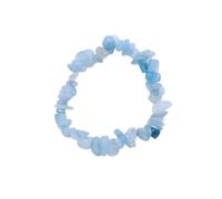 ZEN&TAO Natural Chakra Gemstone Crystal Bracelets Multiple Items Pack for Yoga Meditation Prayer Healing Protection and Gifting (Aquamarine)