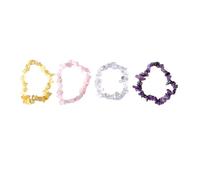 ZEN&TAO Natural Chakra Gemstone Crystal Bracelets Multiple Items Pack for Yoga Meditation Prayer Healing Protection and Gifting (4pcs Save Pack A)