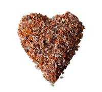 ZEN&TAO Natural Red Agate Gemstone Semi-precious Stone Chips/Mini Tumblestones, Various Sizes and Weight, for Meditation, Decoration or DIY Projects (7-9mm, 100g)