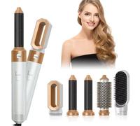 Zen.ten 5 In 1 Air Wrap Styler Pearl White / Gold White