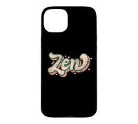 Zen Vintage 70s Retro Aesthetic Minimalist Costume Case for iPhone 15 Plus