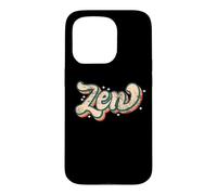 Zen Vintage 70s Retro Aesthetic Minimalist Costume Case for iPhone 15 Pro