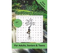 Zen Word Search Puzzle: 50+ Puzzles Word Search Easy to Read about Zen and More | 6x9 inches, 110 pages | Gift for Zen & Relaxation Lover