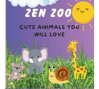 ZEN ZOO cute animal coloring Book