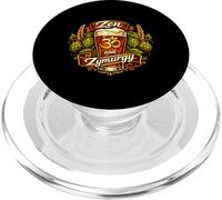 Zen Zymurgy Beer Om Craft Brewing Hops Wheat Vintage PopSockets PopGrip for MagSafe