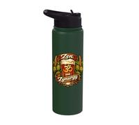 Zen Zymurgy Beer Om Craft Brewing Hops Wheat Vintage Stainless Steel Insulated Water Bottle