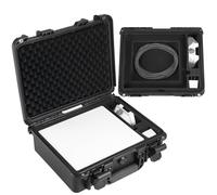 ZENACCE Waterproof Hard Case Compatible with Starlink Mini, Travel Carrying Case for Starlink Mini Dish, Kickstand, Power Adapter, Pipe Adapter, Cables and Other Accessories (Case Only)