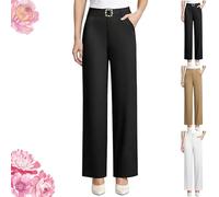 Zenacharm Pants, SoraGrace Women's Perfect Drape High Rise Pull-On Pants, for Any Occasion (Black,M)